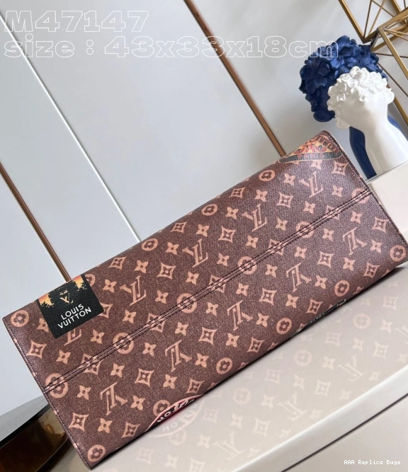 Aaa replica ru VUITTON LOUIS BAG-43*33*18.5cm Voyage ONTHEGO TOTE 0816